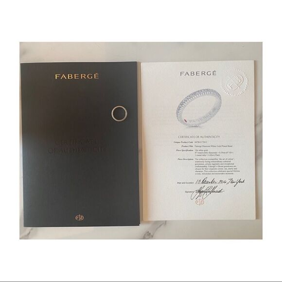 FABERGÉ Colours of Love Diamond Eternity Band - Picture 6 of 11